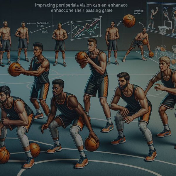 Comment le travail de la vision périphérique peut-il améliorer le jeu de passe en basket ?